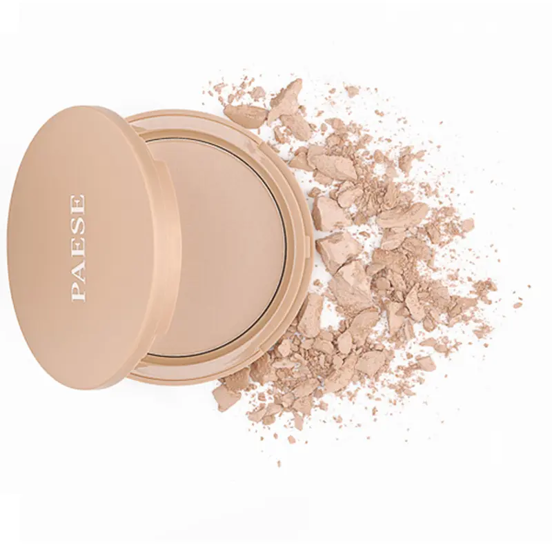 Пудра компактная Paese Glowing Powder Mgla дымчатая с бархатистой формулой светящаяся тон 12 (Natural Beige) 10 г - фото 4