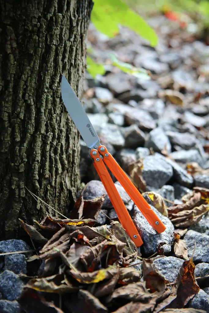 Нiж-метелик (балiсонг) Ganzo G766-OR - фото 14