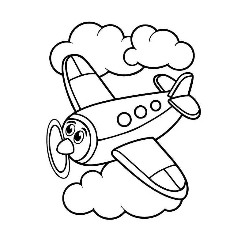 Дитяча розмальовка пальчиковими фарбами Літачок 15629-AC 25х25 см - фото 2