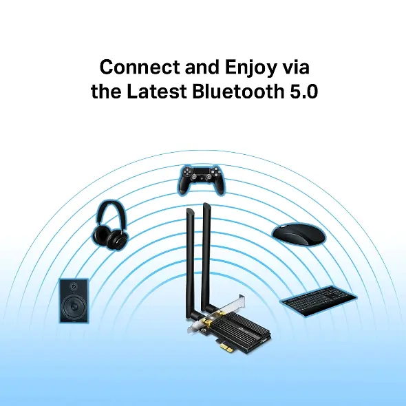 Адаптер WiFi Archer TX50 AX3000, PCI-Express x1, BT5.0 TP-Link teh0017402 - фото 6
