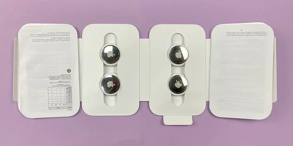 Набір 4 мітки APPLE AirTag 2 (4-pack) білі (MFEA4) - фото 7