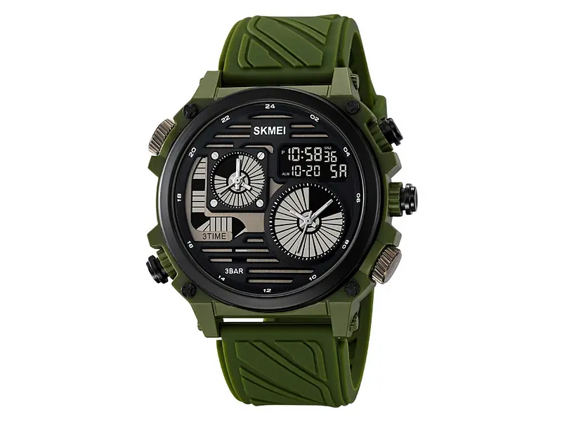 Наручний годинник чоловічий 2202PAG Army Green Skmei acs0030150 - фото 2
