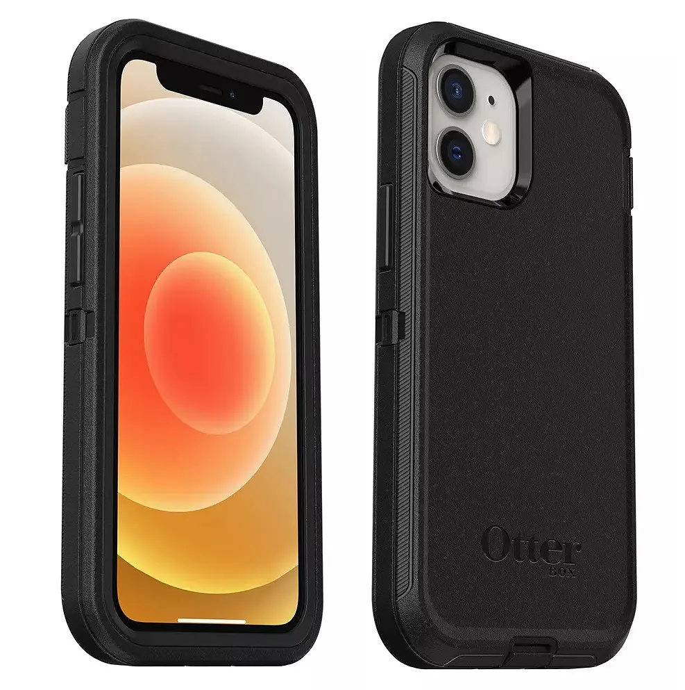 Чохол протиударний з кліпсою OtterBox Defender 77-65401 для iPhone 12/12 Pro (6.1") Black - фото 6