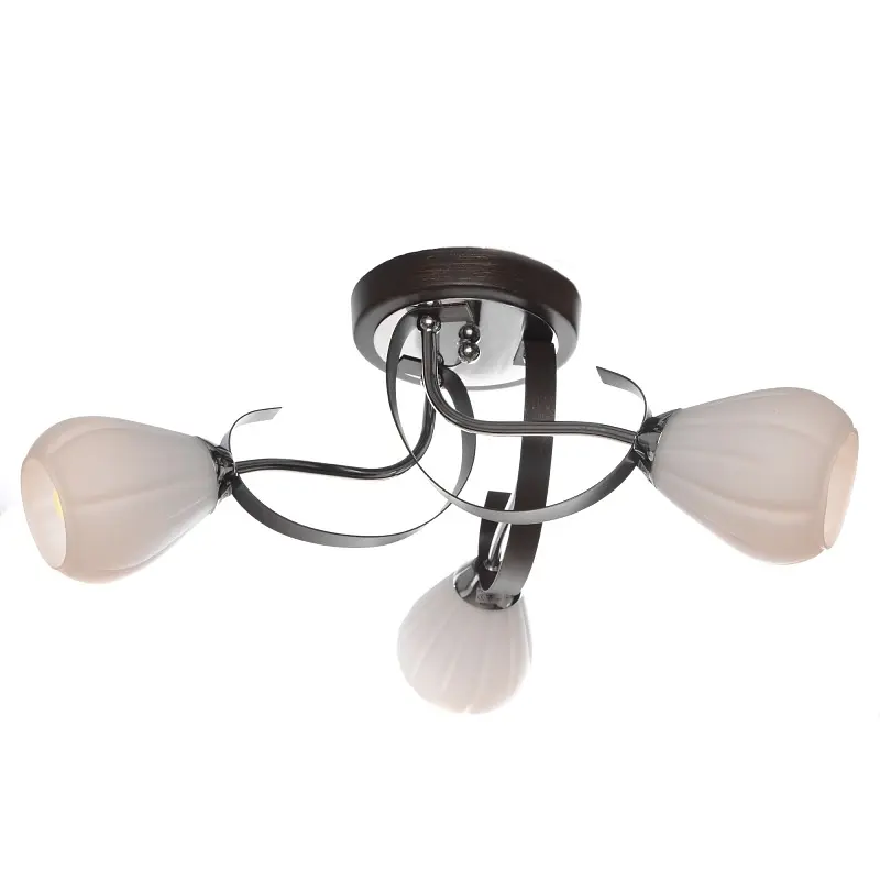 Люстра потолочная Brille классическая E14 40W CH (LK-274C/3) - фото 4