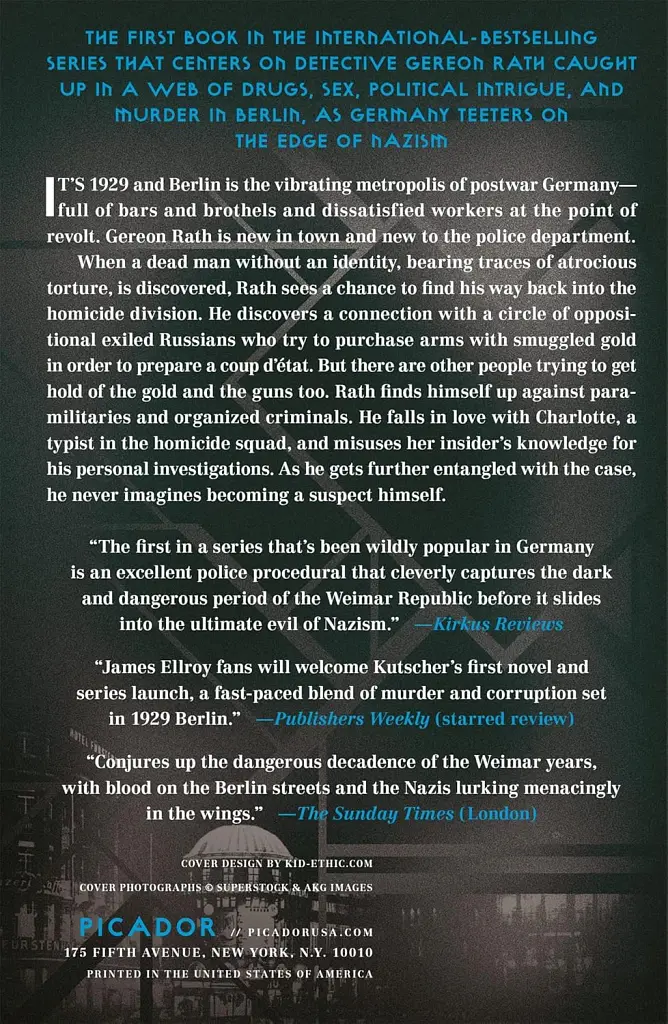 Gereon Rath Mystery. Babylon Berlin. Book 1 - Фолькер Кучер - фото 2
