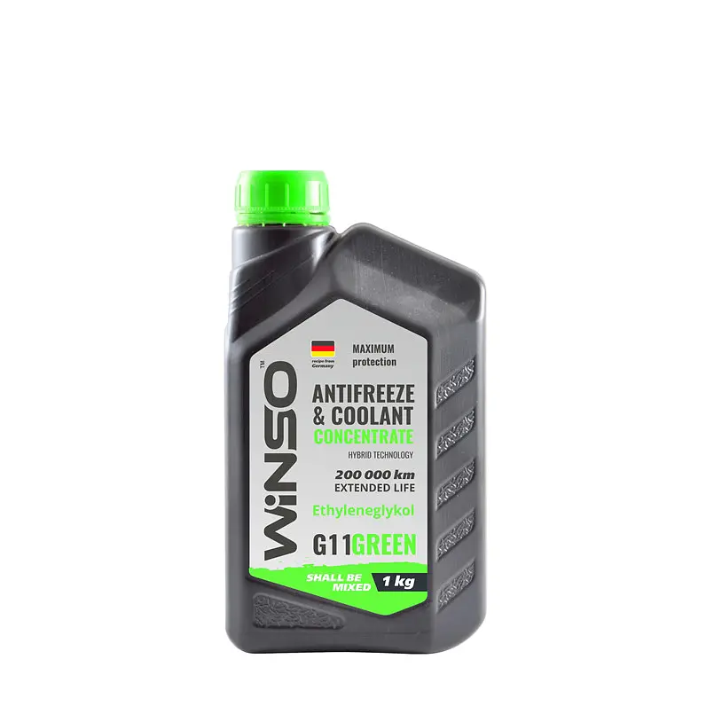 Антифриз Winso Antifreeze & Coolant Green зеленый концентрат G11, 1 кг (881020) - фото 2