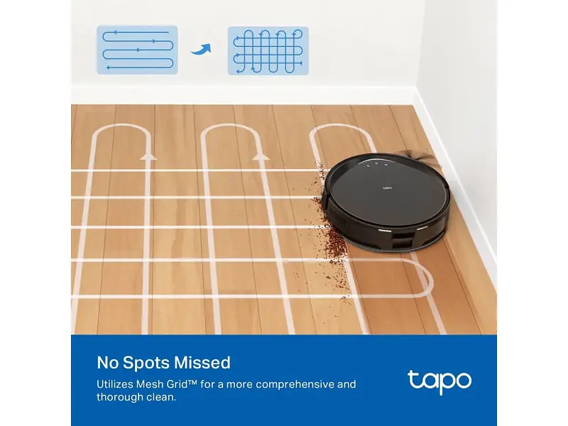 Робот-пилосос з вологим прибиранням TP-LINK Tapo RV20 Max Plus - фото 7