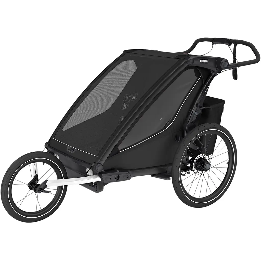 Дитяча коляска Thule Chariot Sport 2 Double (Black) (TH 10201031) - фото 2