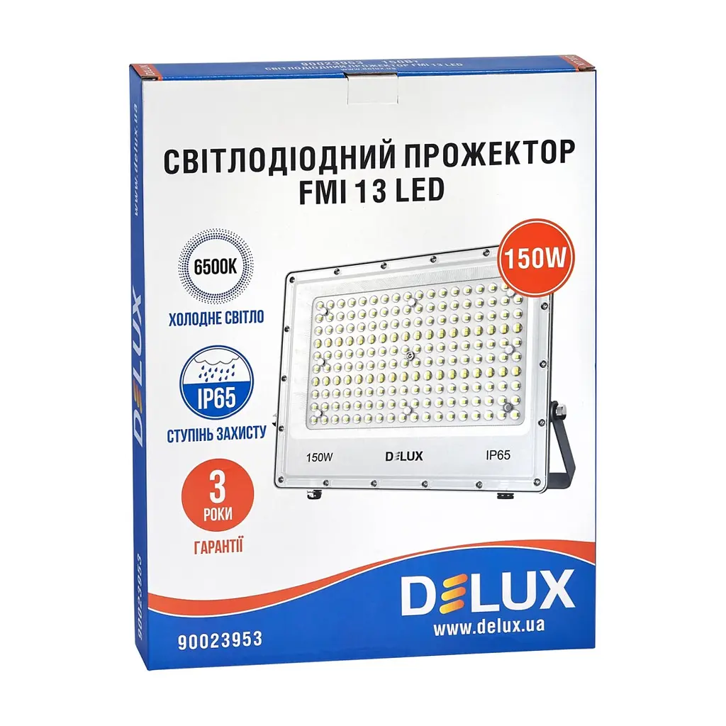 Прожектор Delux FMI 13 LED 150Вт 6500K_IP65 сірий (90023953) - фото 2