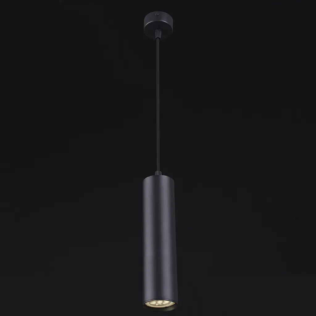 Люстра подвесная Brille тубус GU10 BK (AL-731/1) - фото 2