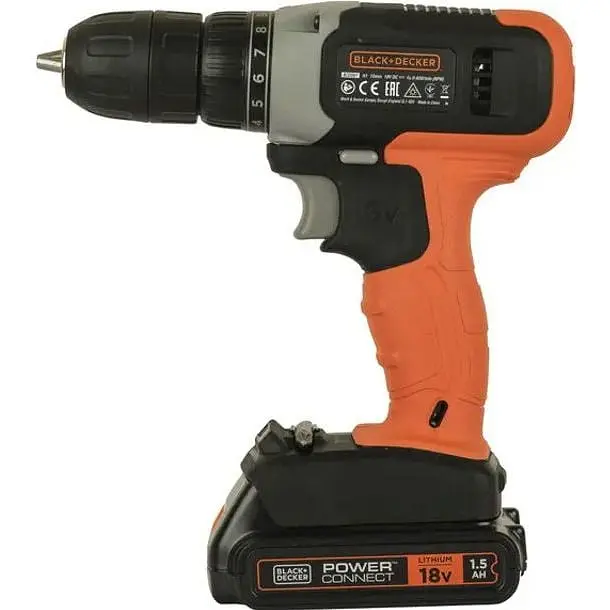 Дрель-шуруповерт Black+Decker BCD001C1 [119552] - фото 2