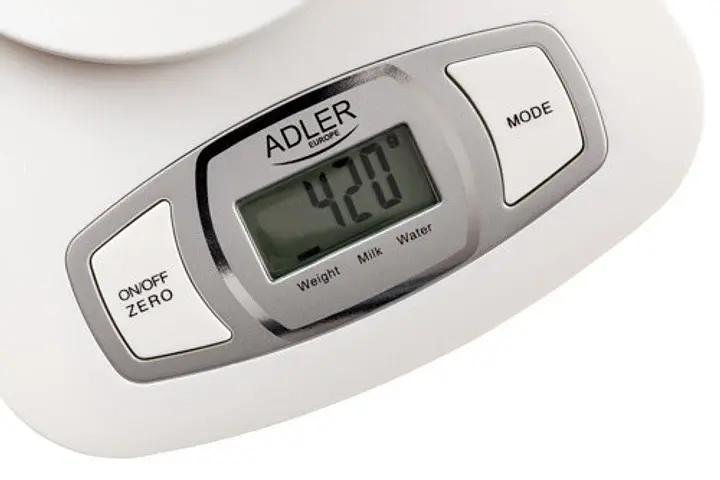 Ваги кухонні Adler AD 3137 до 5 кг з прозорою чашею - фото 2