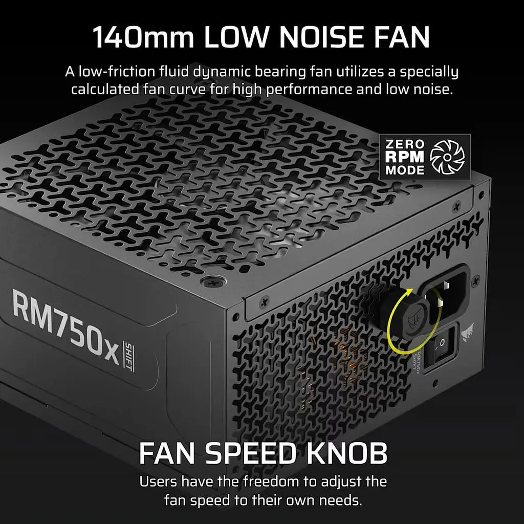 Блок живлення Corsair RM750x 750W ATX 3.1 80+ Gold (CP-9020298-EU) - фото 3