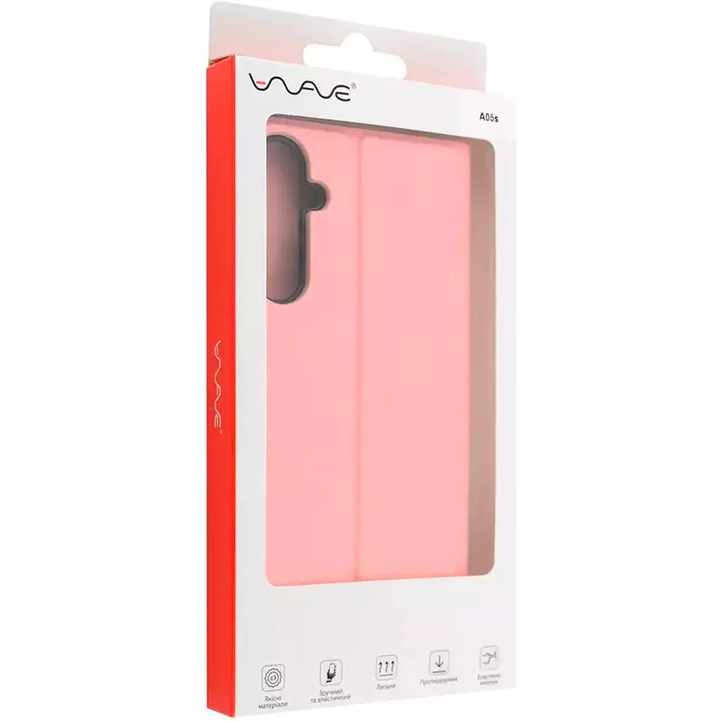 Чехол-книжка Wave Stage Case для Samsung Galaxy A05s Pink [121247] - фото 4