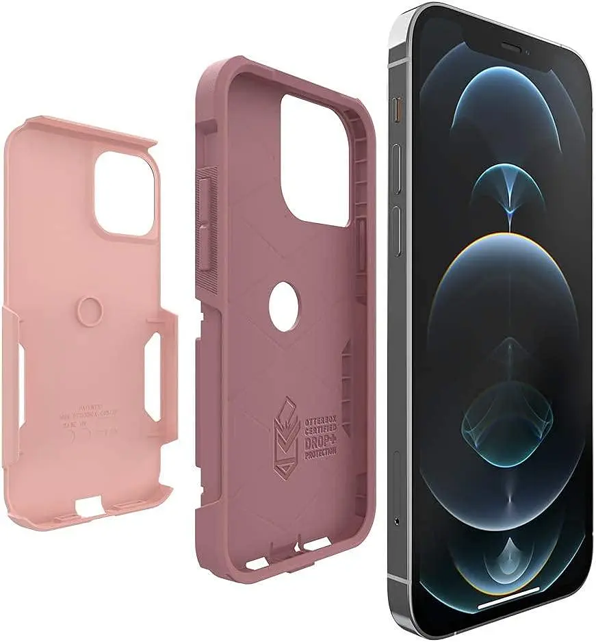 Чохол подвійний протиударний OtterBox Commuter Series 77-65455 для iPhone 12 Pro Max (6.7") Pink - фото 2