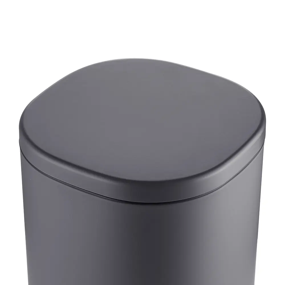 Відро для сміття з плавним закриттям овальне Mixxus Premium Olivary-TC0105 5 л graphite MI7063, Графит - фото 7