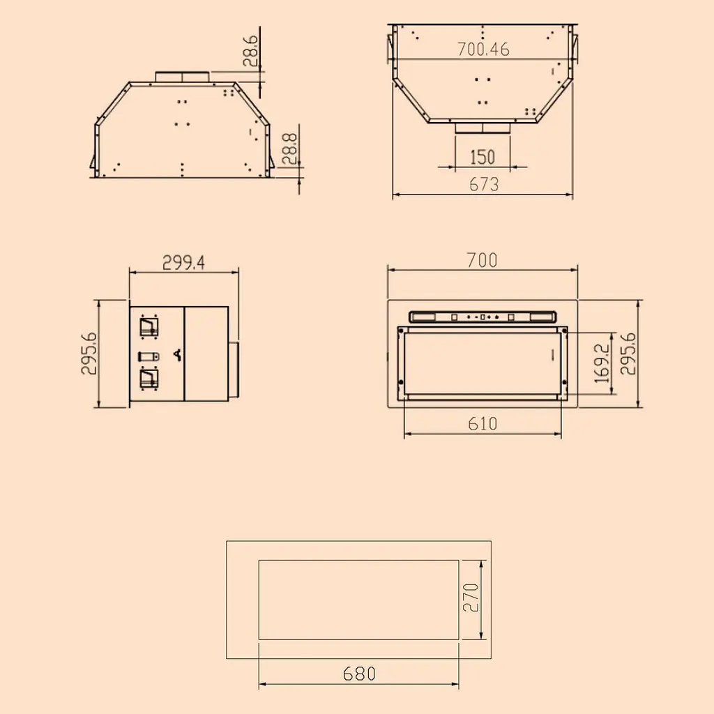 Витяжка Klarstein Camila 397 м³/год (10041346) - фото 9