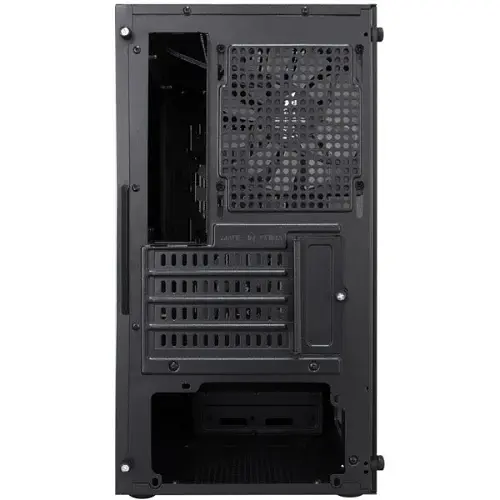 Корпус 1stPlayer BS-2-BK-3F1, Black, без БП, Mini Tower, Micro ATX/Mini ITX, 1xUSB 3.0/2xUSB 2.0, макс. CPU - 155 мм/VGA - 285 мм, 3x120 мм RGB, боковая панель из закаленного стекла - фото 5