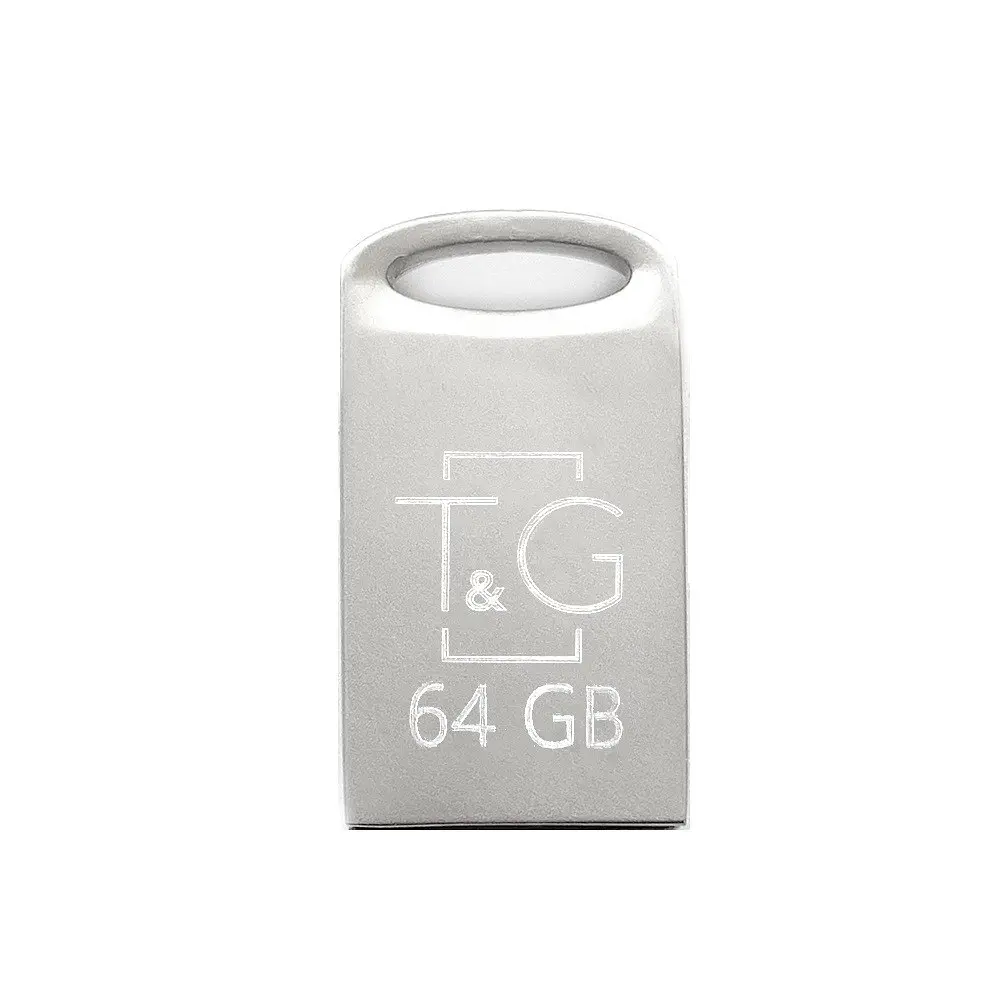 Флеш накопичувач USB 64Gb T G Metal TG105, сріблястий, USB 2.0 (TG105-64G)