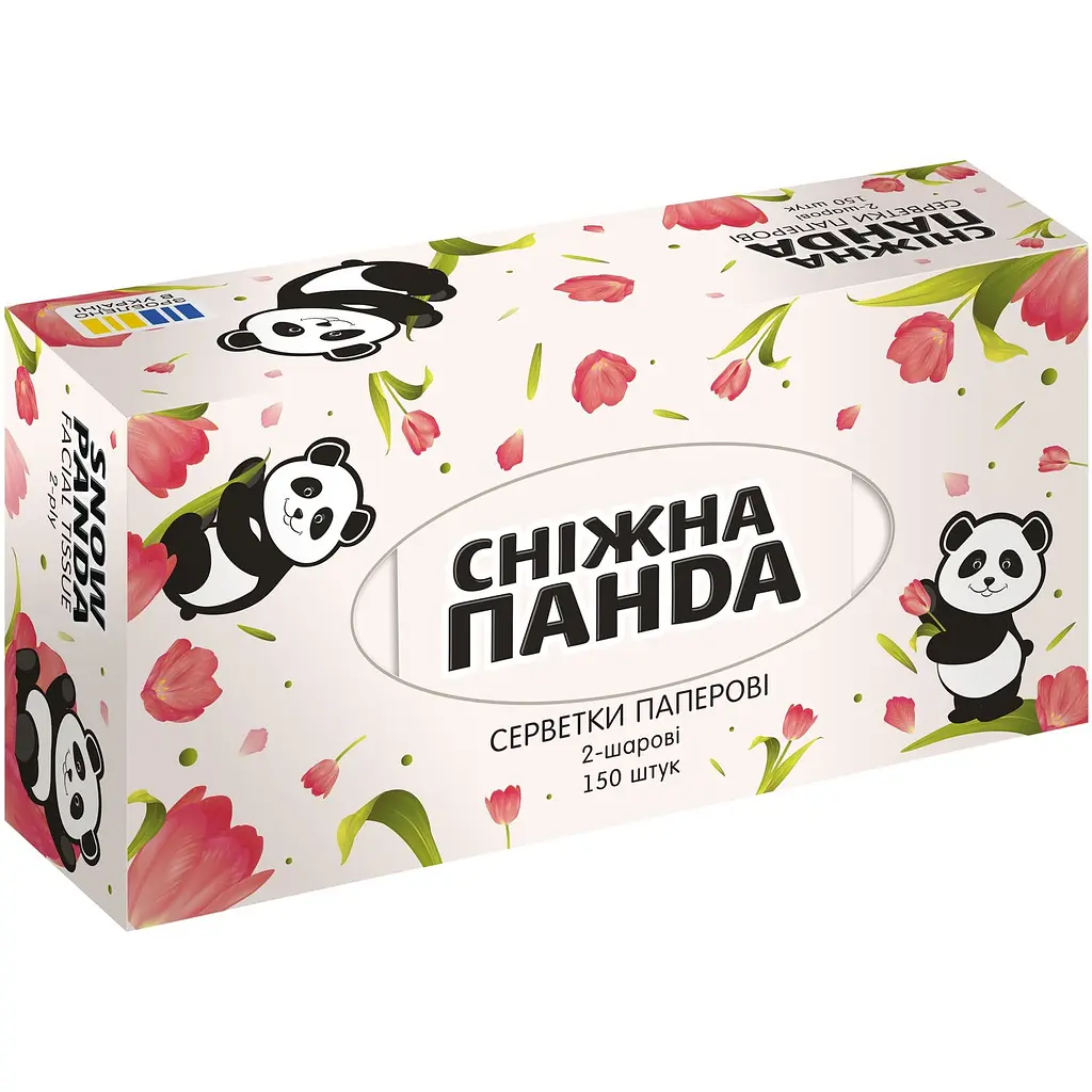 Уцінка. Серветки косметичні Сніжна Панда 150 шт. - фото 4
