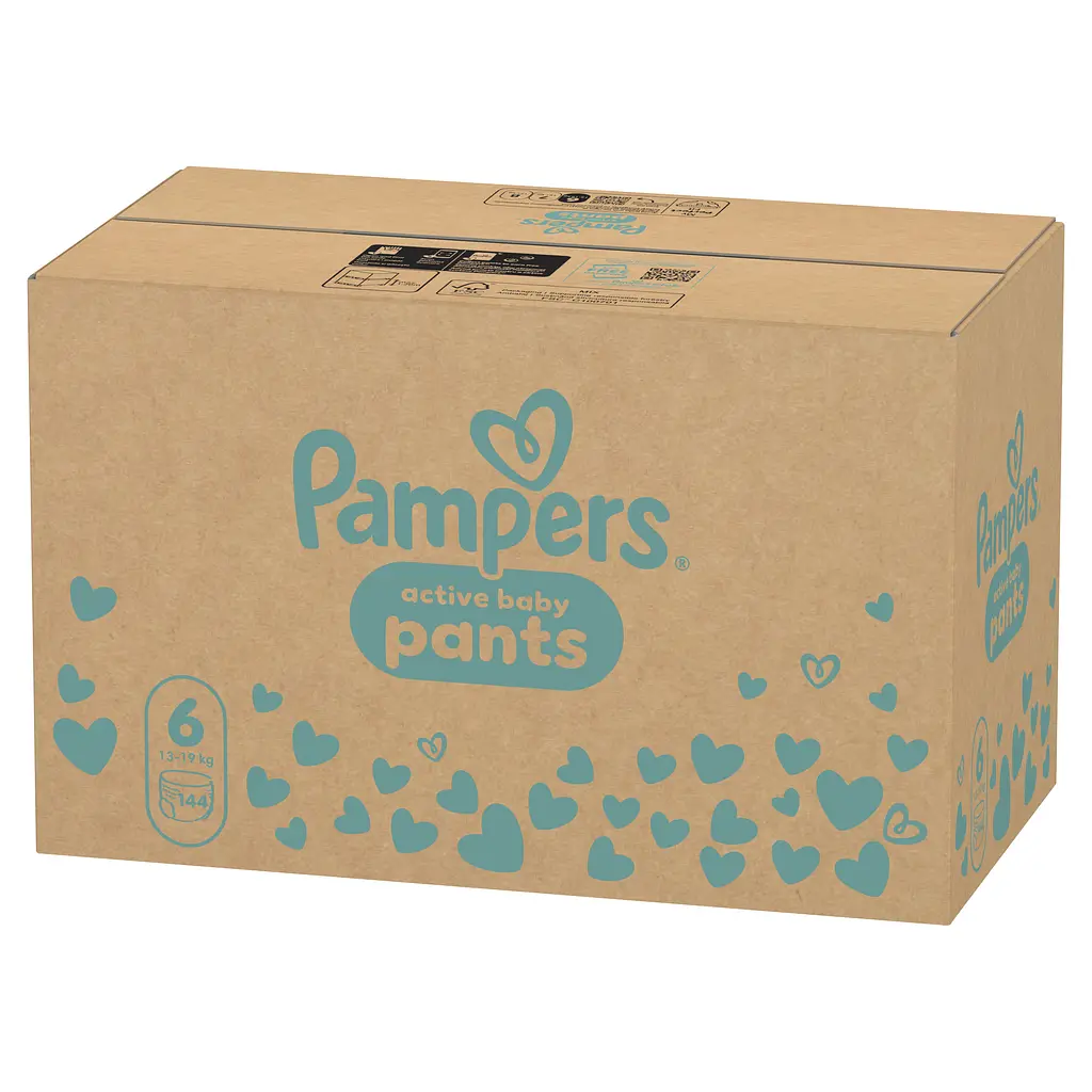 Набір підгузки-трусики Pampers Active Baby Pants Розмір 6 (13-19 кг) 144 шт.  - фото 2