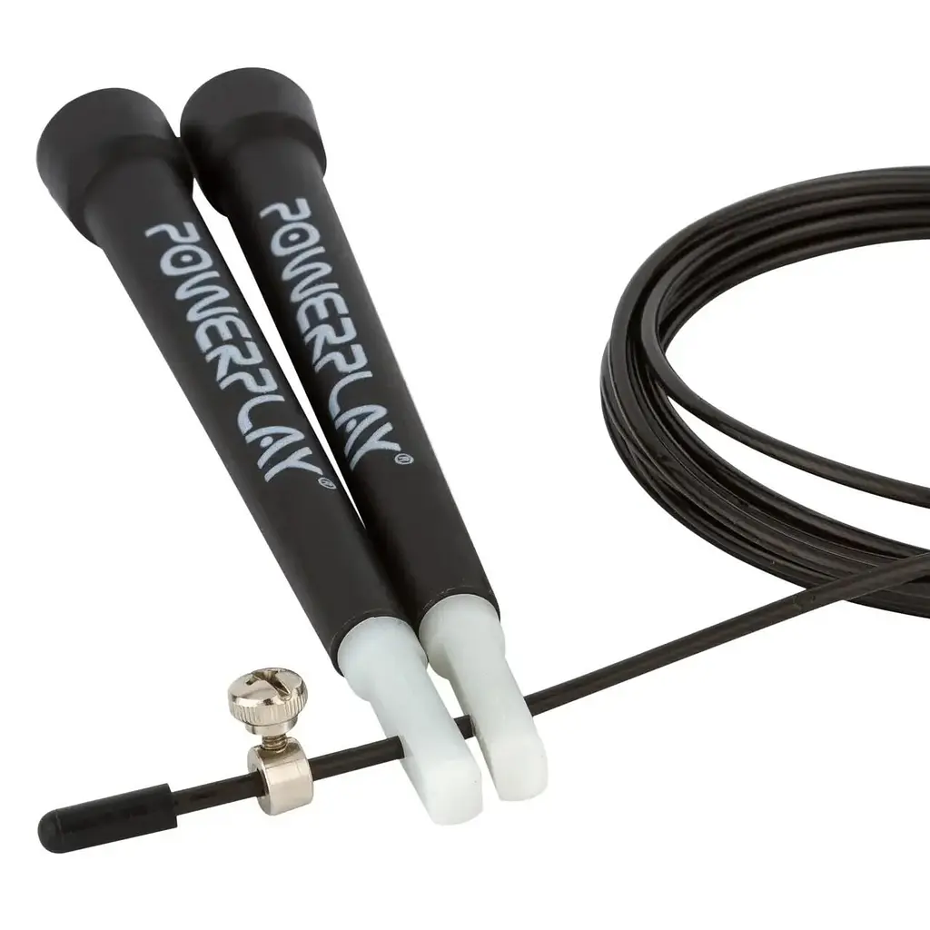 Скакалка швидкісна Power System PS-4033 2.9 м, Black - фото 3