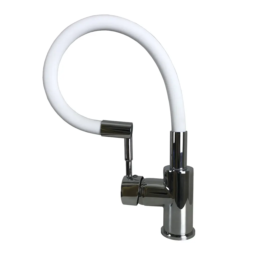 Змішувач для кухні Globus Lux Lazer GLLR-203SW Білий - фото 4