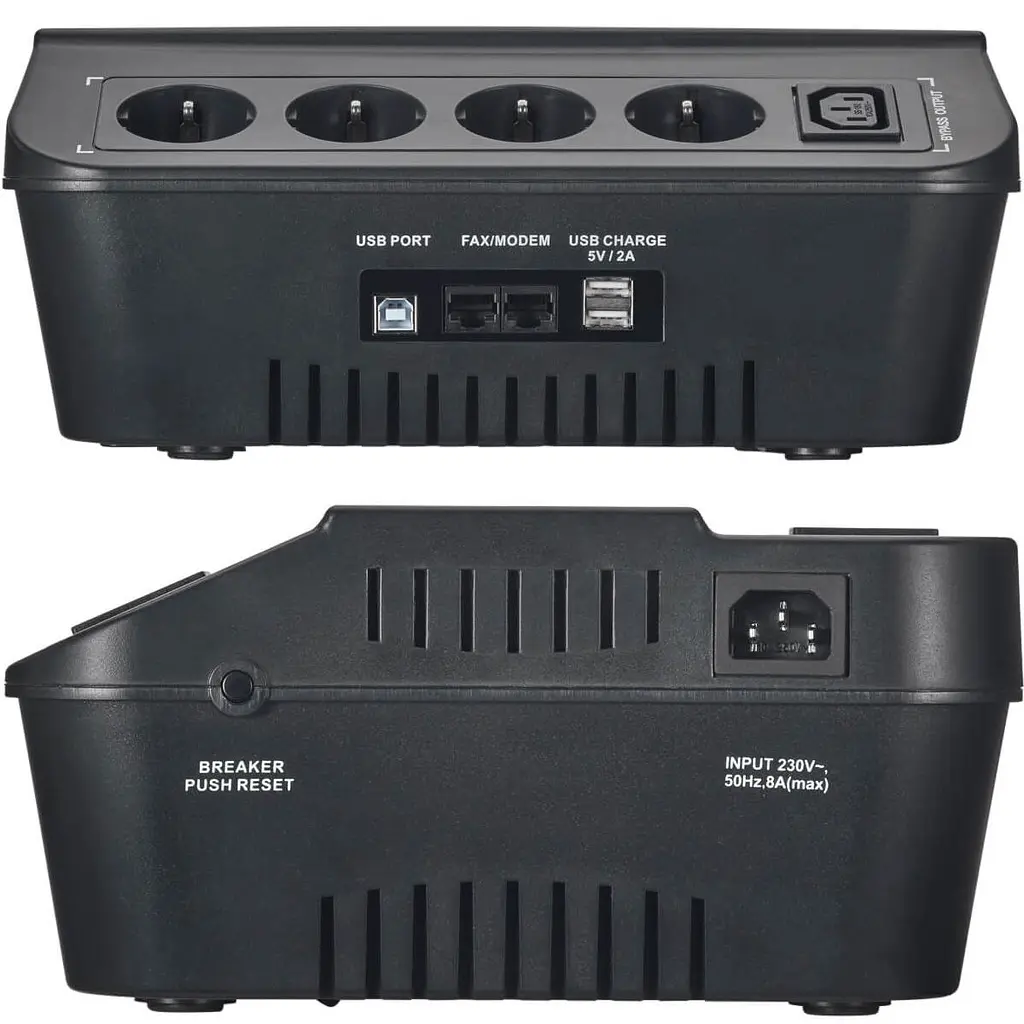 Источник бесперебойного питания Accurat Flux 850 850VA 510W 165Vac-275Vac - фото 3