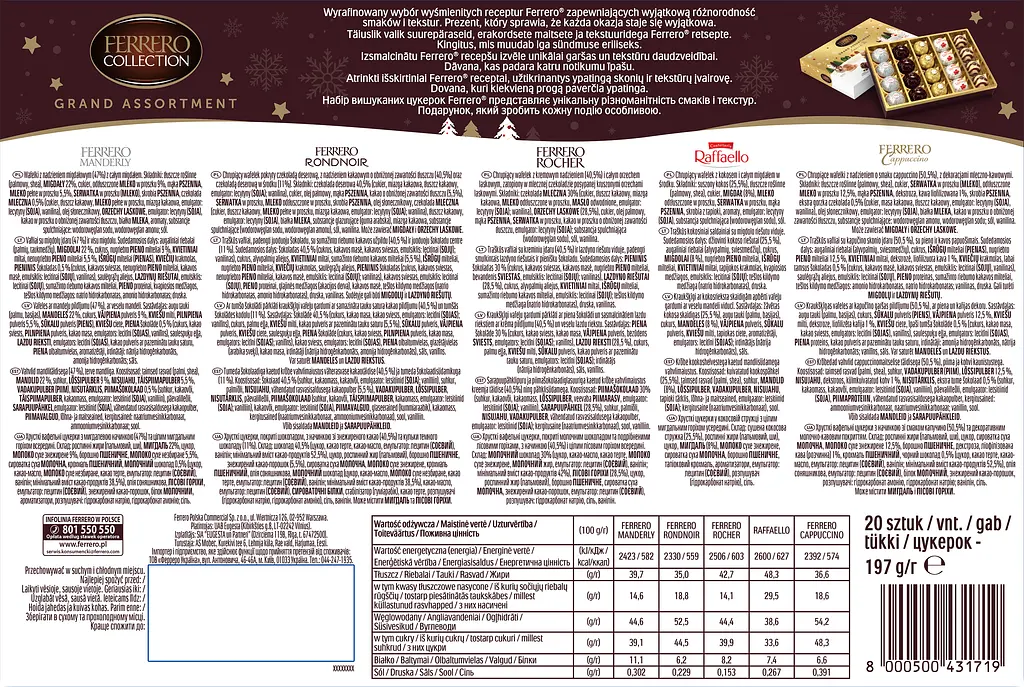 Набір цукерок Ferrero Collection Grand Assortment 197 г - фото 5