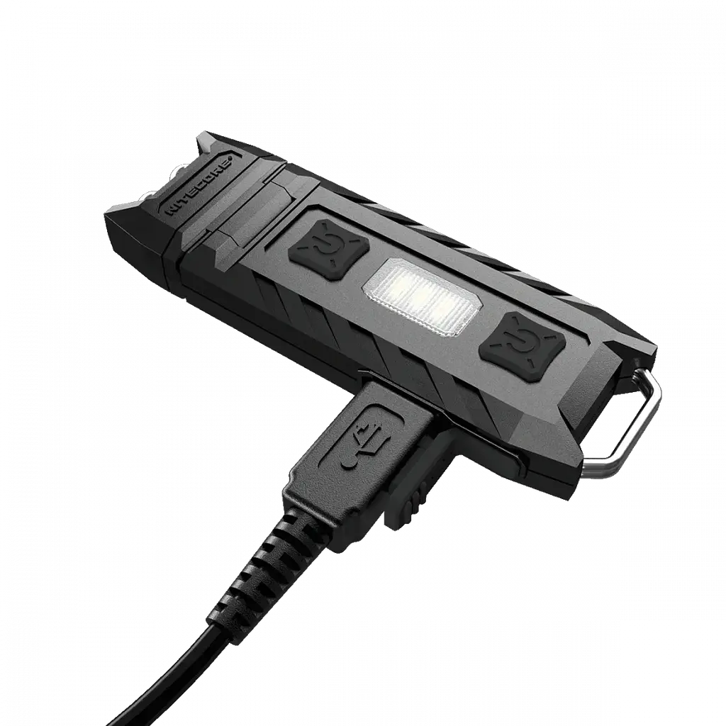 Ручний міні ліхтарик Nitecore THUMB 85лм (Чорний) - фото 2