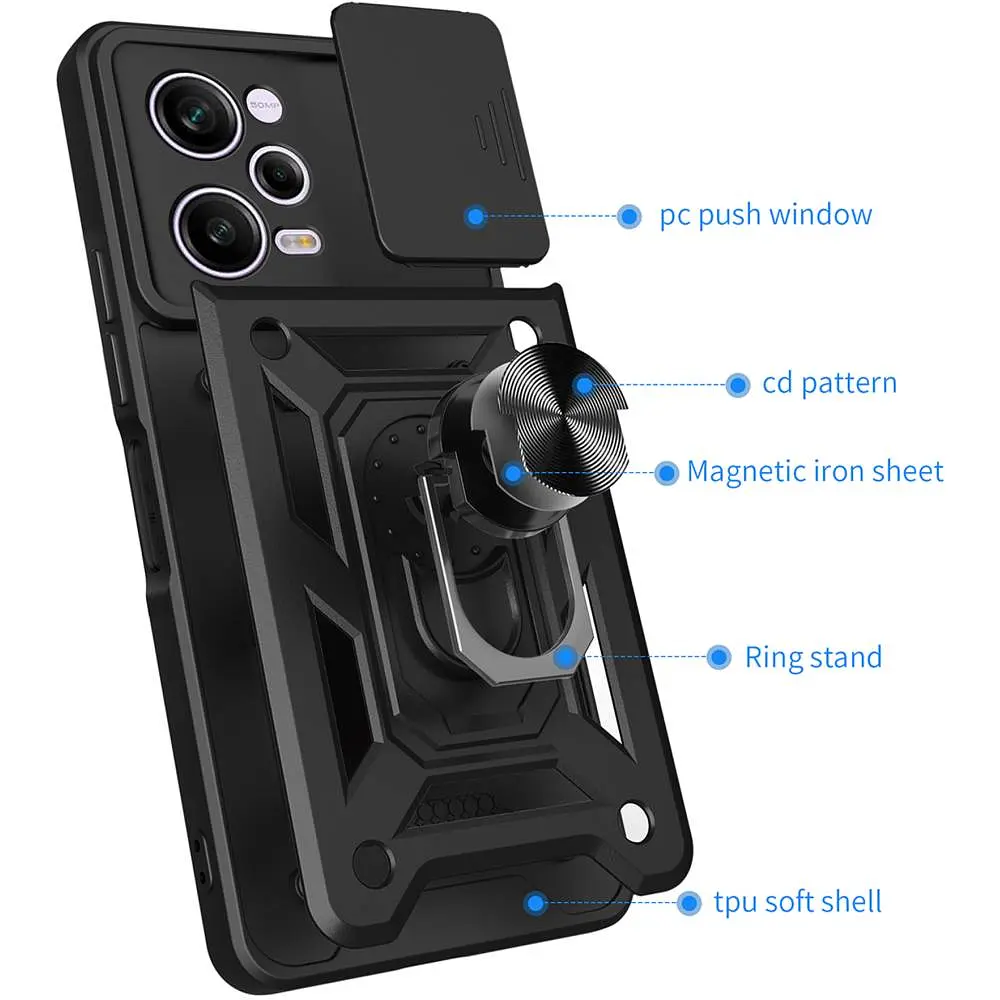 Чохол Armor Guard Shield Xiaomi Redmi Note 12 Pro 5G Black - фото 4