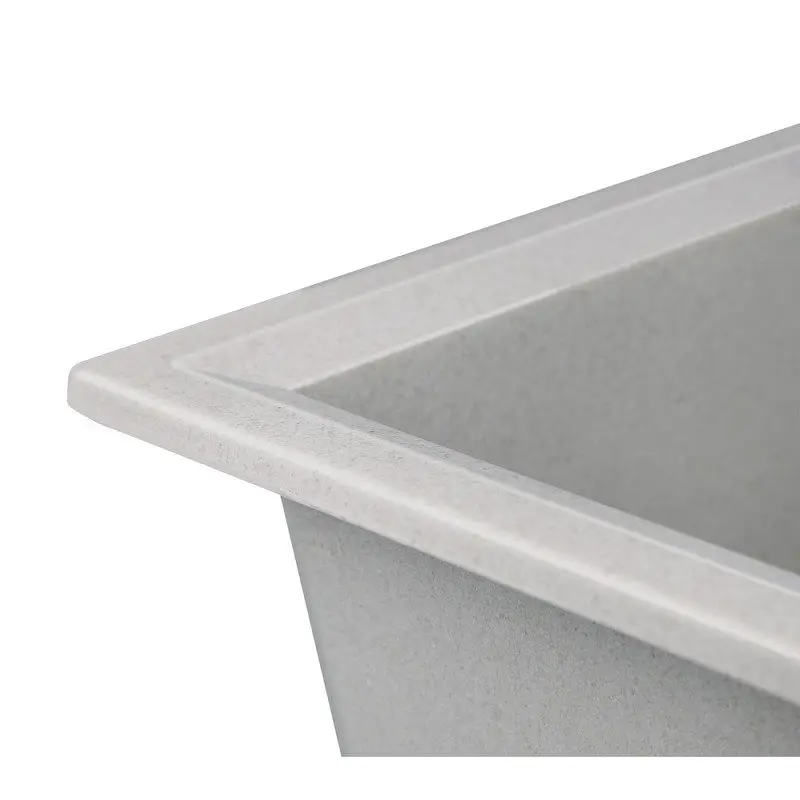 Кухонна мийка Lidz 790x495/230 GRA-09 (LIDZGRA09790495230), Сірий - фото 7
