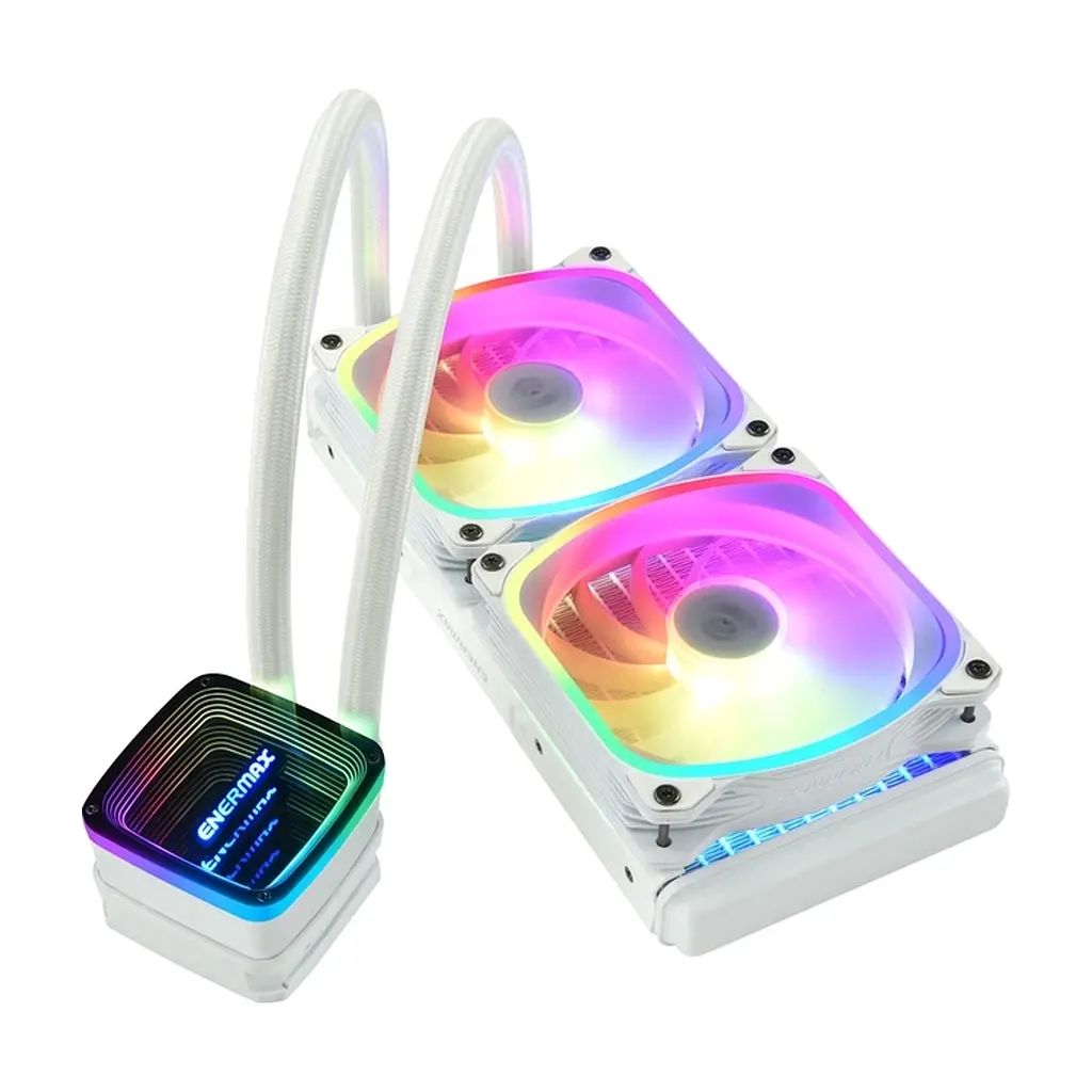 Система рідинного охолодження Enermax Aquafusion ADV 240 White ARGB (ELC-AQFA240-SQA-W) - фото 6
