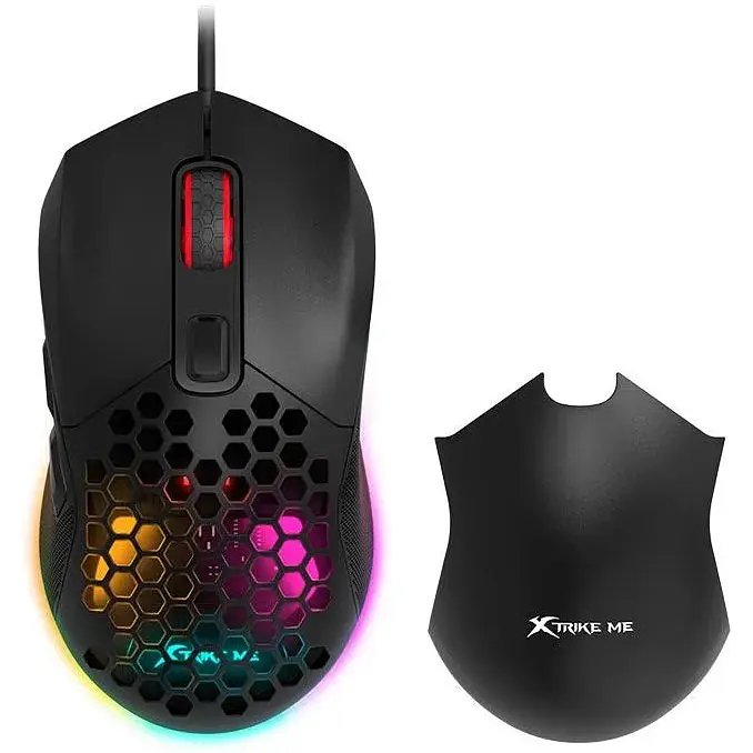 Миша ігрова XTRIKE ME GM-316 Wired mouse 800-7200 6 Step DPI чорна - фото 2