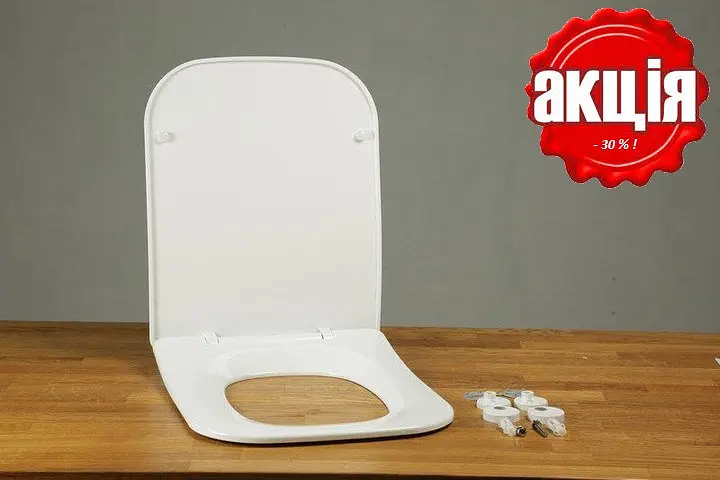 Сидіння для унітазу з мікроліфтом NKP Canto 0339 Soft Close+Quick Release з термопласту - фото 2