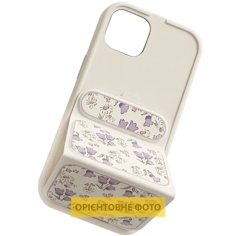 Чохол TPU Panel Stand для Apple iPhone 17 (6.3") Floral Breeze - фото 3