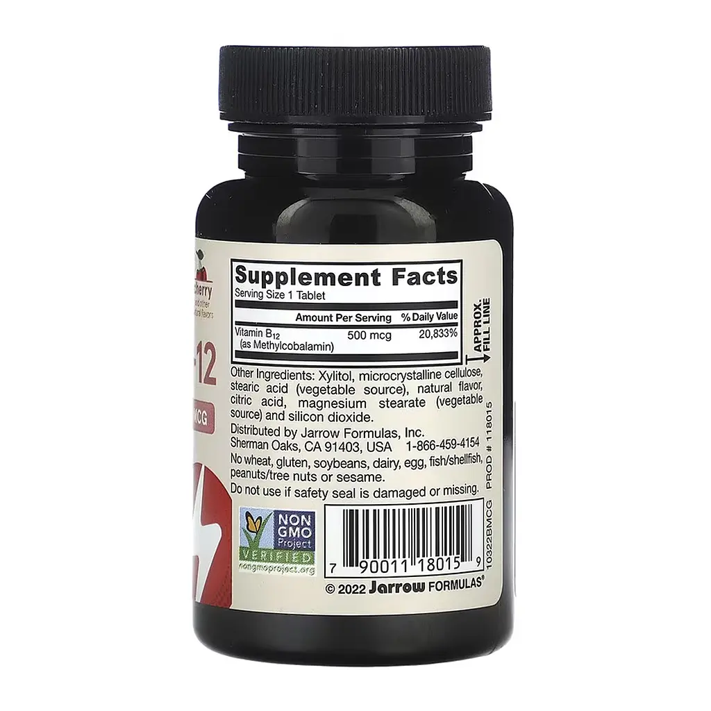 Methyl B-12 Methylcobalamin 500 mcg - 100 tabs - фото 2