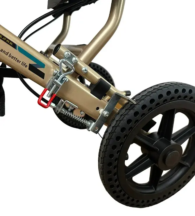 Кресло-каталка Vera Medical с ручными тормозами для людей с ограниченными возможностями весом до 100 кг (VRM-07) - фото 5