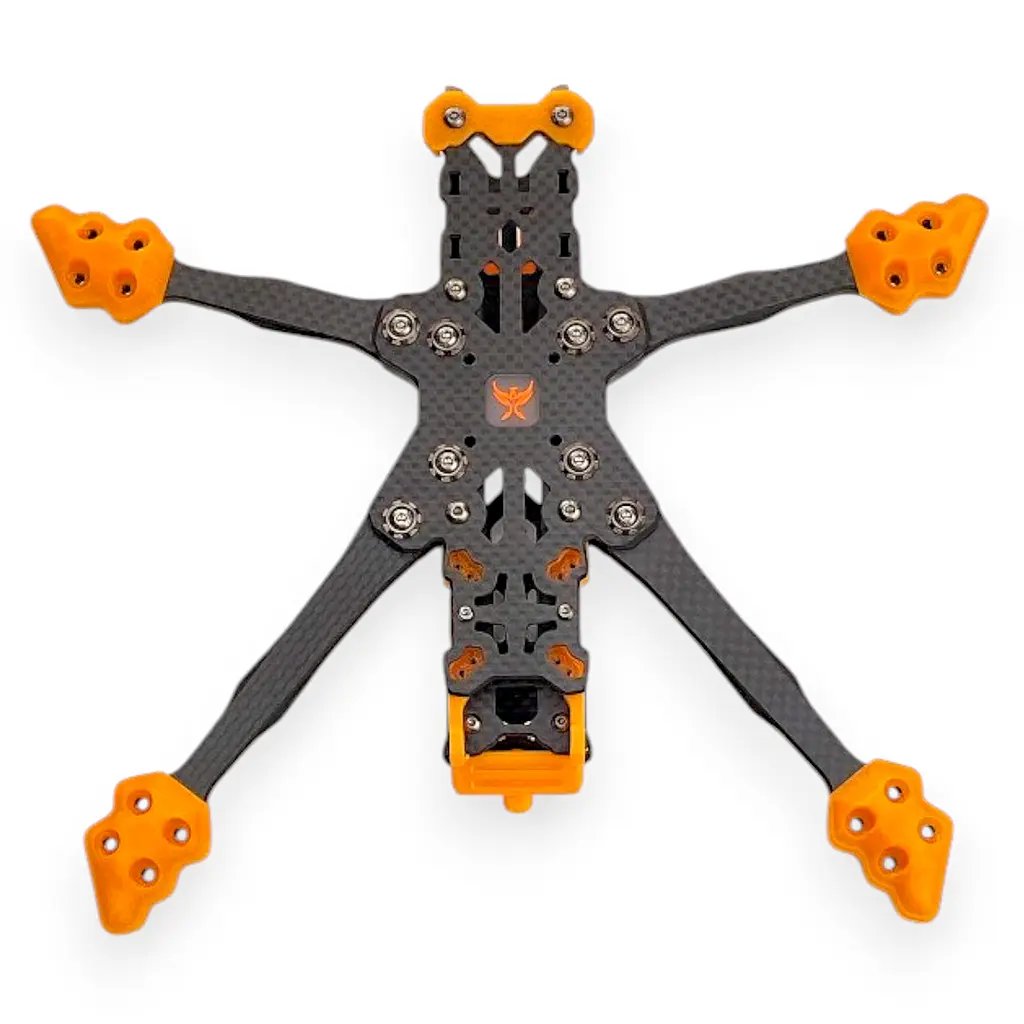 Рама карбонова Volador Ⅱ VX5 T700 DeadСat Phoenix drones edition для 5 дюймового дрона - фото 6