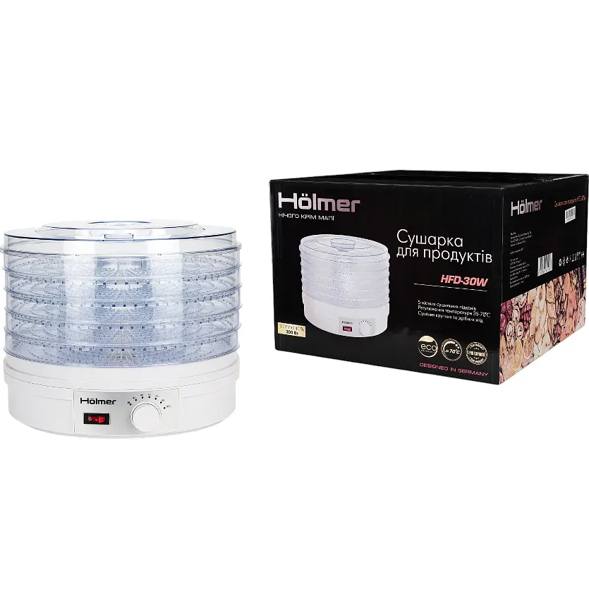 Сушилка для продуктов Holmer HFD-30W белая (HFD-30W) - фото 8