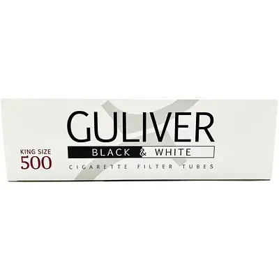 Гільзи для цигарок Guliver Black & White 8х15 мм 500 шт. - фото 3