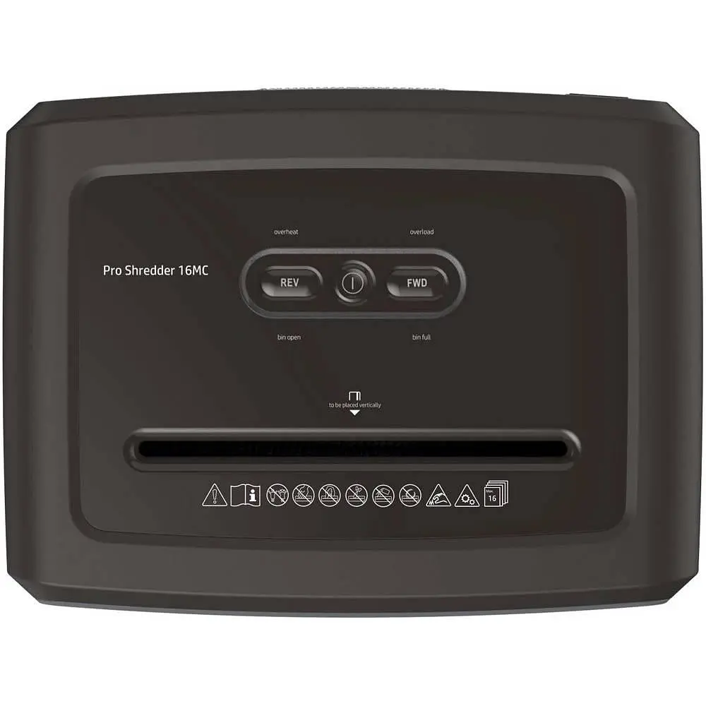 Знищувач документів HP OneShred 16MC, A4, 80g х 16 листів, 2x15, 30 л, P-5 - фото 6