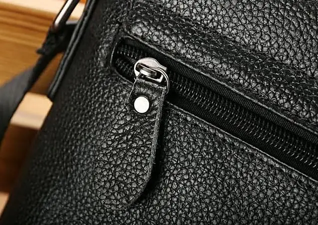Чоловіча якісна шкіряна сумка через плече Tiding Bag A25-1278A - фото 6