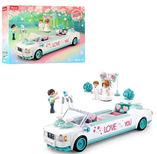 Конструктор A-Toys Girl's Dream Свадебный лимузин 204 деталей M38-B0767 - фото 3