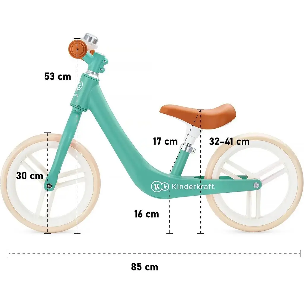 Біговел Kinderkraft Fly Plus зелений (00-00304100) - фото 9