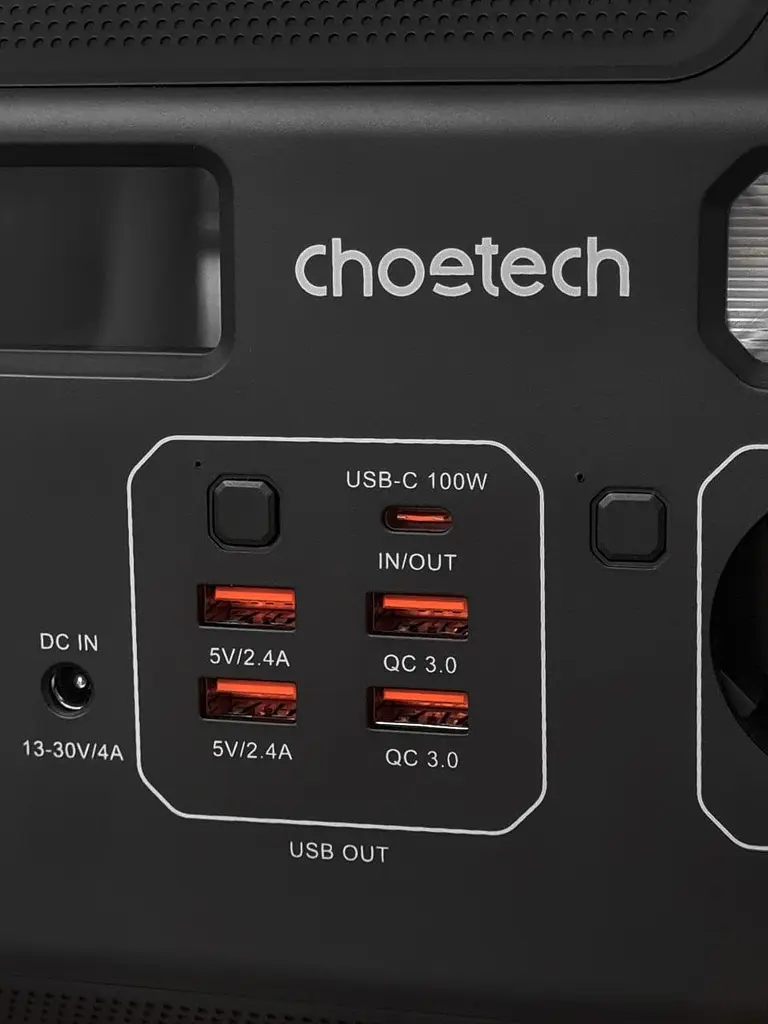 Портативная зарядная станция Choetech 300W - фото 5