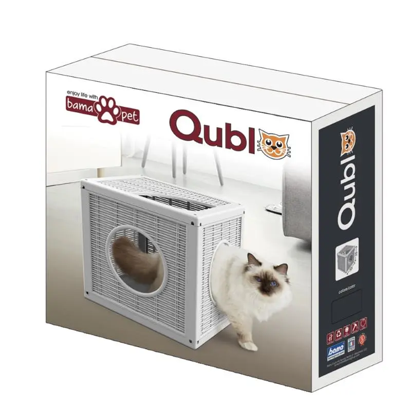 Будиночок для тварин пластиковий Qublo 35x35x35h шавлія - фото 5