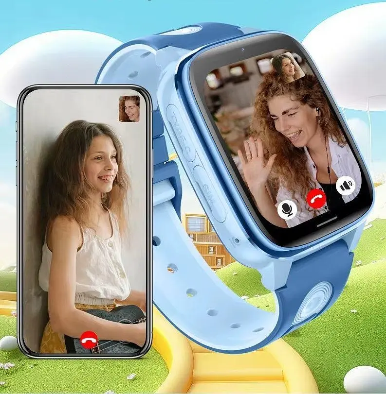 Дитячий смарт-годинник Lemfo D51, 4G синій - фото 10
