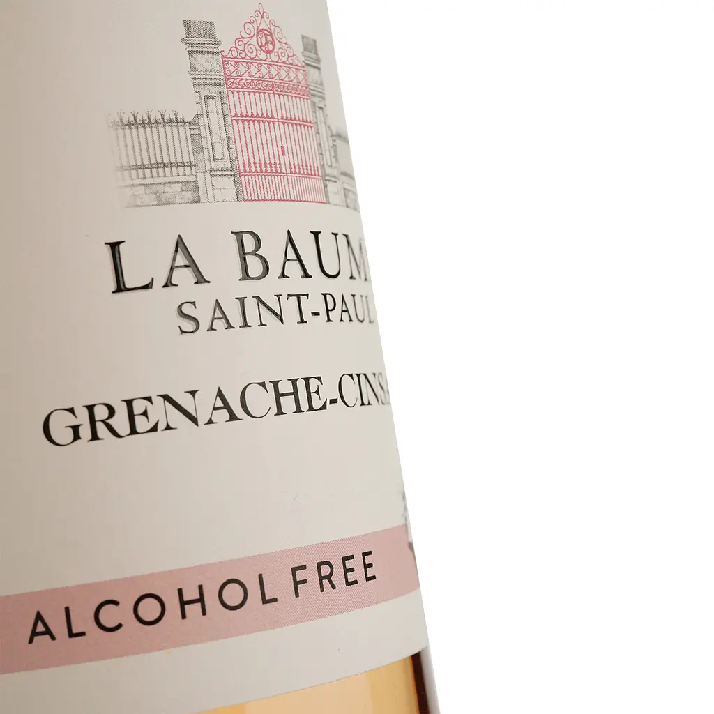 Вино Domaine De La Baume Saint Paul Grenache Cinsault Alcogol free розжеве солодке 0.75 л - фото 3