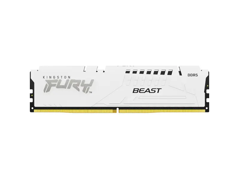 Пам'ять для настільних комп'ютерів Kingston FURY 16 GB DDR5 6000 MHz Beast EXPO White (KF560C30BWE-16) - фото 3